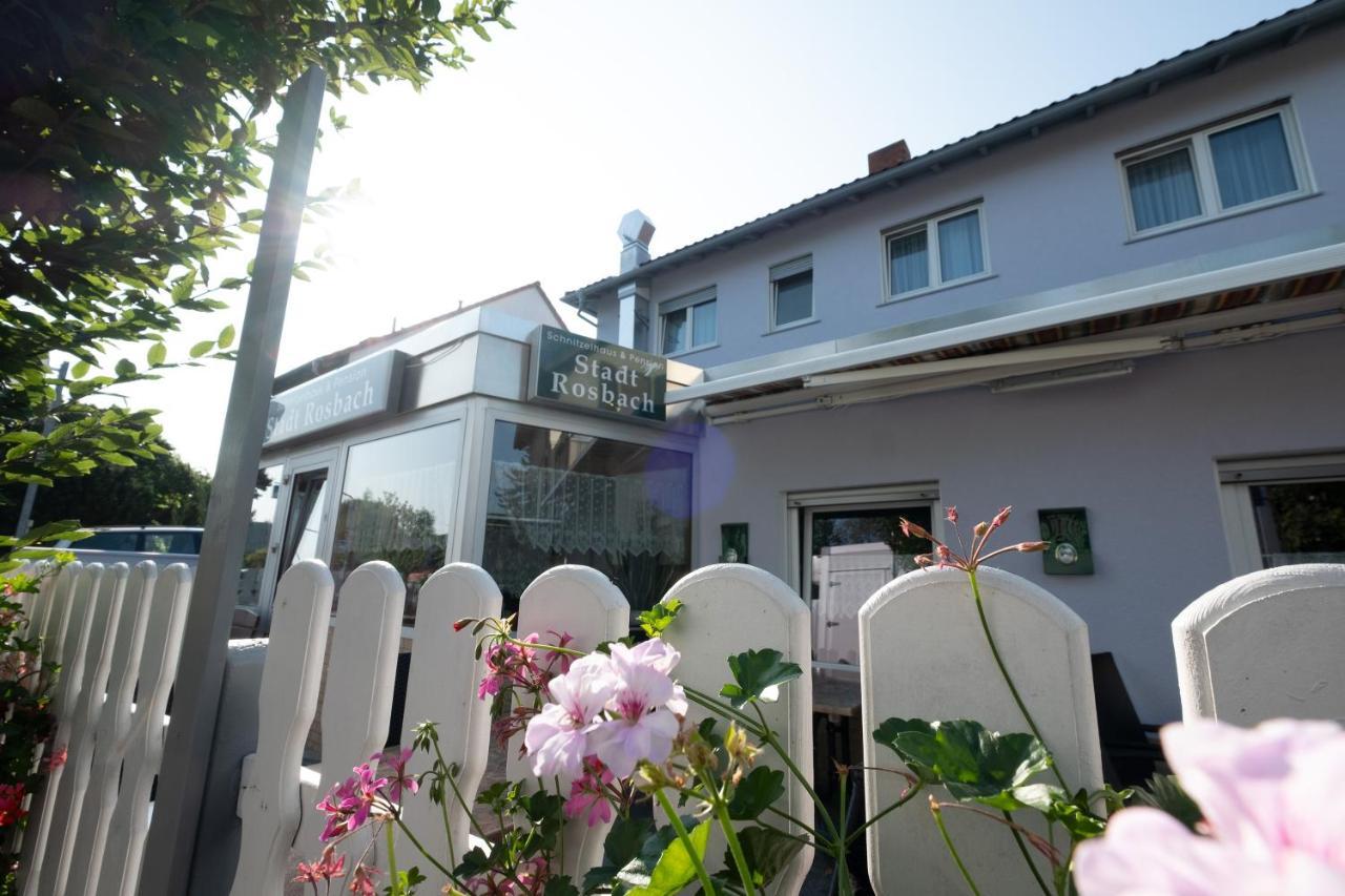 Schnitzelhaus Und Pension Stadt Rosbach Rosbach vor der Höhe Eksteriør billede