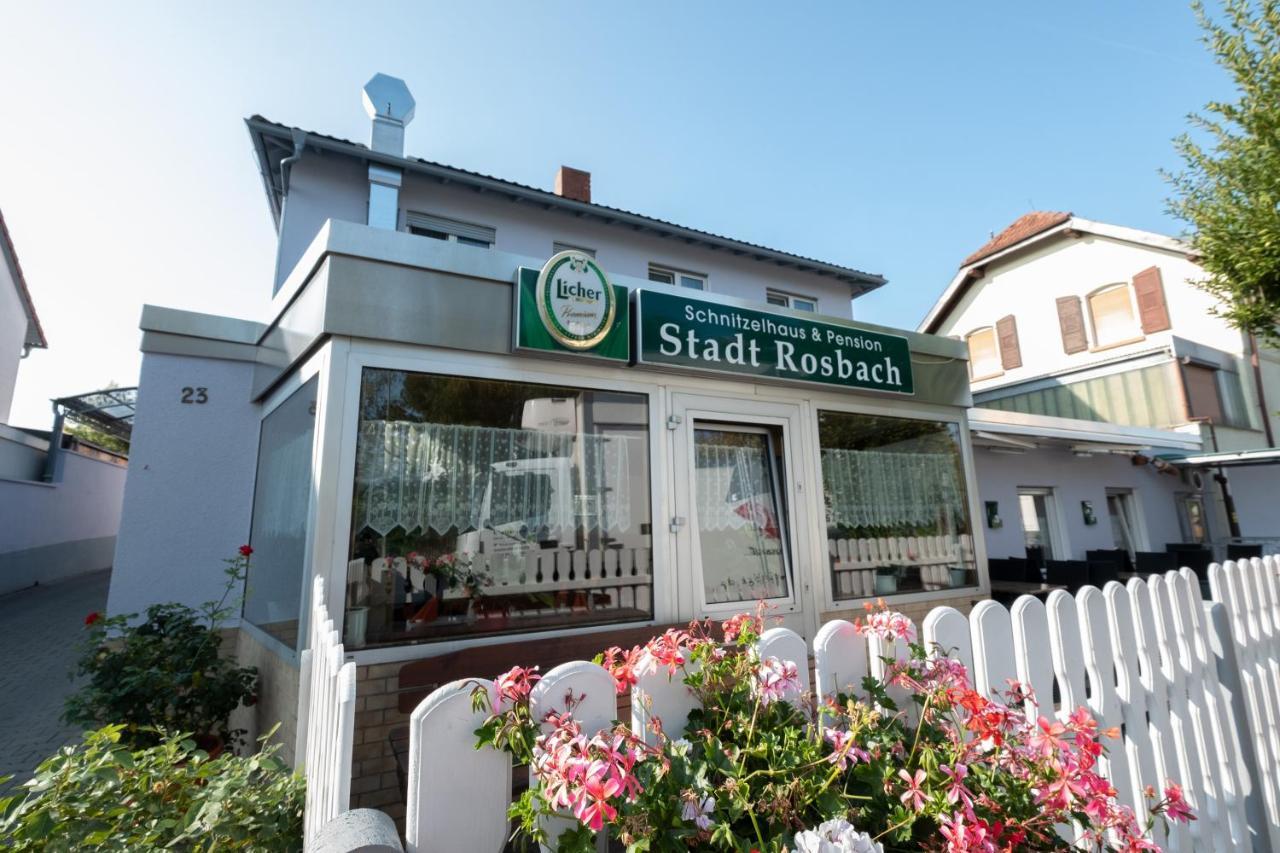 Schnitzelhaus Und Pension Stadt Rosbach Rosbach vor der Höhe Eksteriør billede
